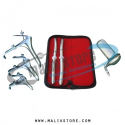 Hegar uterine dilator set 2pieces 11-12, 13-14, grave 3pcs, collin large